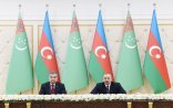 Azərbaycan və Türkmənistan prezidentləri mətbuata bəyanatlarla çıxış ediblər