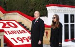Prezident və birinci xanım Şəhidlər xiyabanını ziyarət etdi (FOTOLAR)