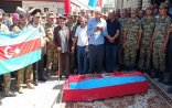 Kəlbəcərdə göldə boğularaq ölən zabitlə vida mərasimi keçirilir