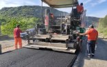 Araik Xankəndindən Tərtər rayonunun bu şəhərinə gedən yolu asfaltlamağa başladı...-FOTO