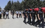 Vilayət Eyvazov vəfat edən polislə vida mərasimində - FOTO