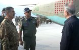 Ermənilərin 58 hədəfini məhv edən “Su-25” Hulusi Akara göstərildi - FOTOLAR