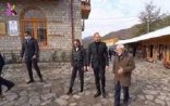 Prezident Lahıc küçələrində: sakinlərlə söhbət etdi - Video