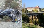 Şəmkirdə ağır qəza: Avtomobil çaya düşdü - FOTOLAR