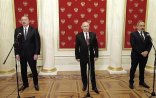 Putin, Əliyev və Paşinyan mətbuata bəyanatla çıxış etdilər