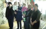 Şəkidə şəhid ailələri ziyarət edilib (FOTO)
