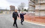 Prezident Şuşada tikinti işləri ilə tanış oldu - FOTO
