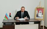 Prezident BƏƏ-nin Bakıdakı səfirliyində - FOTO
