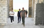 İlham Əliyev və Mehriban Əliyeva Zəngilan məscidinin tikinti işləri ilə tanış olublar