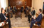 Allahşükür Paşazadə Şahvan Abdullah Əhmədinin rəhbərlik etdiyi nümayəndə heyətini qəbul edib