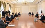 İlham Əliyev İranın Ali Milli Təhlükəsizlik Şurasının katibini qəbul edib
