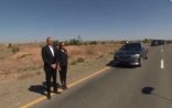 Prezident və xanımı maşını saxlayıb, şəhidləri 1 dəqiqəlik sükutla yad etdilər - Video