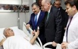 Ərdoğan qəzaya düşən Binəli Yıldırım və Şamil Ayrımı ziyarət etdi