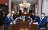 Bayramovun Mirzoyanla görüşü başladı - Foto