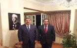 Misirdəki diaspor təşkilatının rəhbəri dünyanın ən məşhur Quran qiraətçisinin evini ziyarət edib