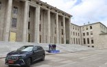 Sahibə Qafarova Türkiyə parlamentinə “Togg”la gedib