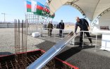 İlham Əliyev və Mehriban Əliyeva Ağdamda inzibati binanın təməlini qoyublar
