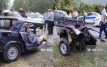 Qəbələdə zəncirvarı qəza: Avtomobil iki hissəyə bölündü - FOTO