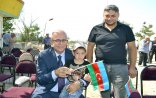 Elçin Mirzəbəyli Gəgəli kəndində və Ağsu şəhərində seçicilərlə görüşüb