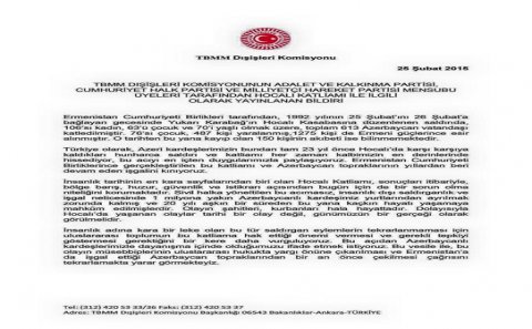 Kürdlər Xocalı ilə bağlı bəyanatı imzalamadılar