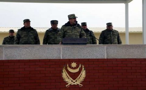 Azərbaycanda yeni hərbi hissə yaradıldı- Açılış+Fotolar