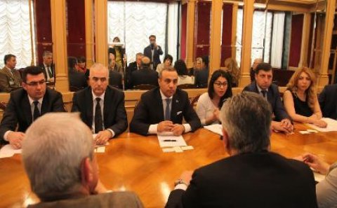 Azay Quliyev İtaliya senatının və hökumətinin üzvləri ilə görüşüb