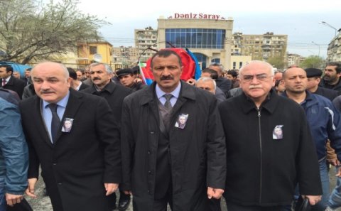 Nərgiz Yaqublu son mənzilə yola salındı-FOTOLAR