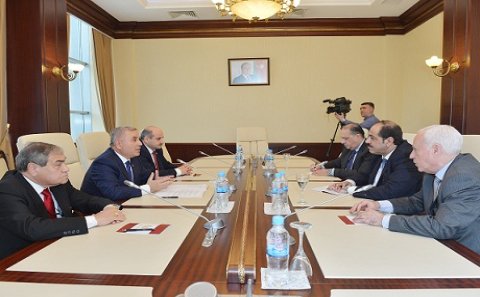 Nəriman Əliyev İordaniyalı həmkarları ilə görüşüb
