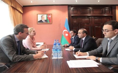 Azay Quliyev Avropa İttifaqının səfiri ilə görüşüb