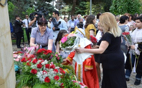 Puşkinin anadan olmasının 216-cı ildönümü qeyd edilib
