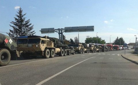 NATO hərbi texnikası Ukraynaya girdi