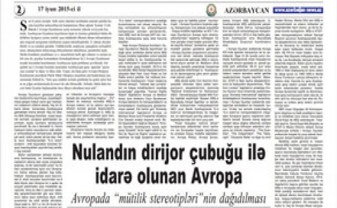 Avropada “mütilik stereotipləri”nin dağıdılması