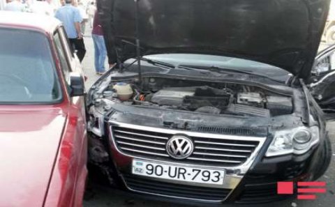 Ucarda zəncirvari yol qəzası baş verib