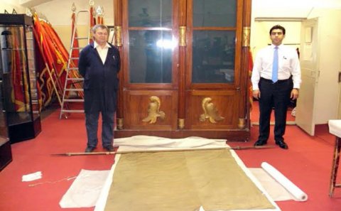 Naxçıvan xanlığının iki bayrağı tapılıb - FOTOLAR