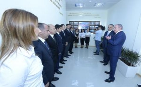 Rabitə və Yüksək Texnologiyalar Nazirliyinin Mətbuat və İnformasiya Mərkəzinin açılışı oldu