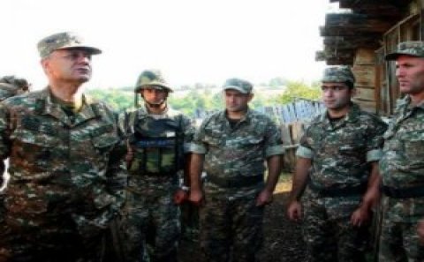 Erməni generalları Azərbaycanla sərhəddə