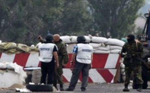 ATƏT müşahidəçiləri Donbasda atəşə tutuldu
