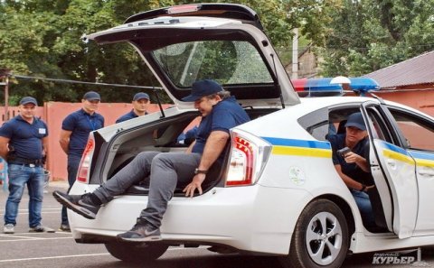Saakaşvili polis maşınının baqajından çıxdı – Video
