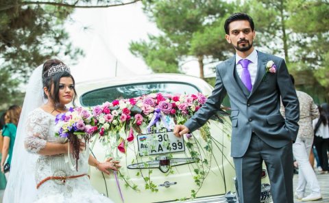 Elza Seyidcahanın qızının toyundan