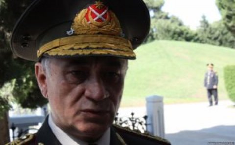 Ramil Usubov generalın dəfnində