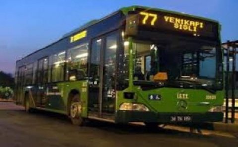 Avtobusa “molotov kokteyli” atdılar