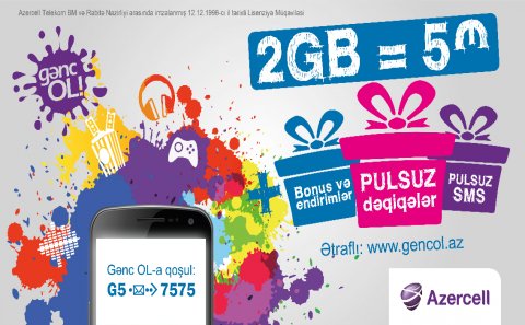 Azercell-in Gənc OL tarifi yeniləndi!