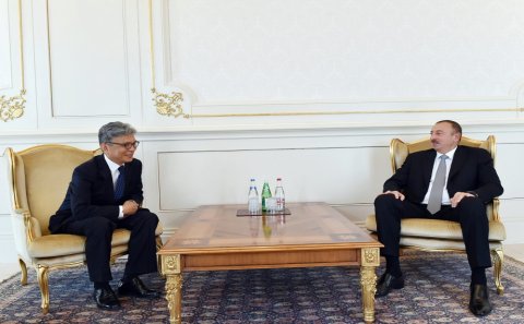 İlham Əliyev Koreya Respublikasının Azərbaycandakı səfirini qəbul edib
