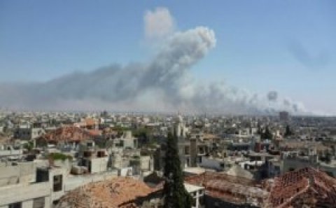rus qırıcıları Suriyada işə düşdü, Homs bombalanır