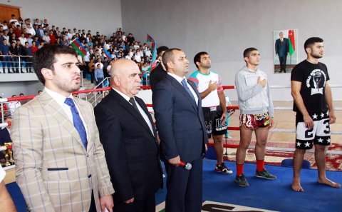 Ağdamda möhtəşəm kikboksinq turniri