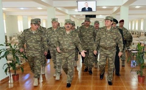 Zakir Həsənov yeni hərbi hissənin açılışını etdi
