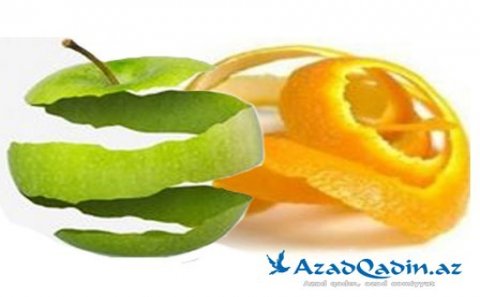 Meyvə və tərəvəzlərin qabıqlarını atmayın, çox faydalıdır...