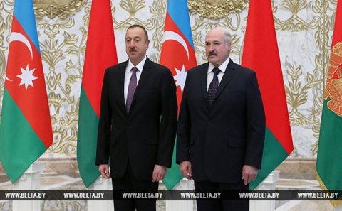 İlham Əliyevin rəsmi qarşılanma mərasimi keçirilib
