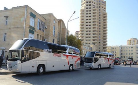 Bakıda tualeti olan avtobuslar xəttə buraxıldı - Foto