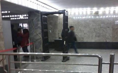 Bakı metrosuna xüsusi təhlükəsizlik aparatı quraşdırıldı - Foto
